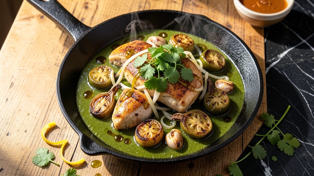 Authentic Chicken Chili Verde Recipe: Smoky Tomatillo and Herb Depth in One Pot