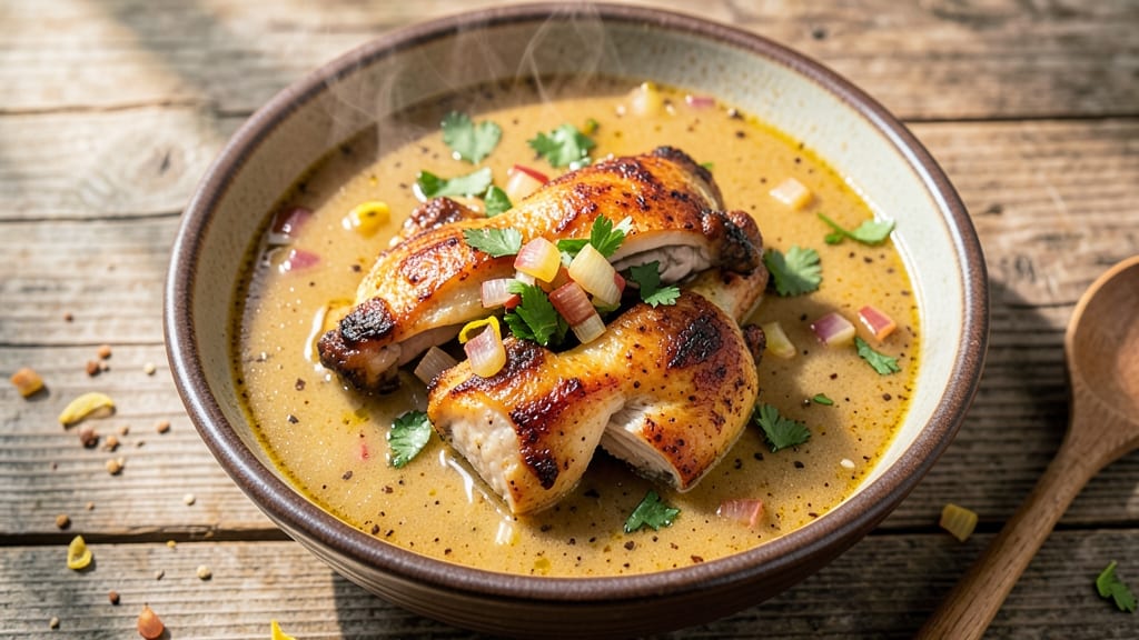 Arabic Chicken Soup Recipe: Warm Spice and Lemon Brightness in One Pot