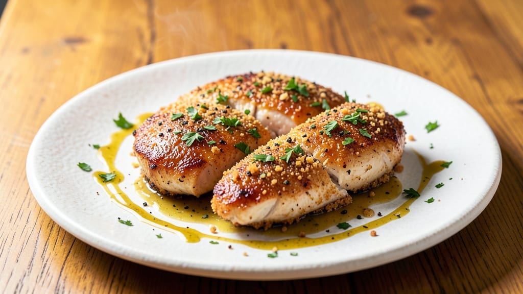 Baked Chicken Francese Recipe: Crispy Parmesan Crust With Silky Centers