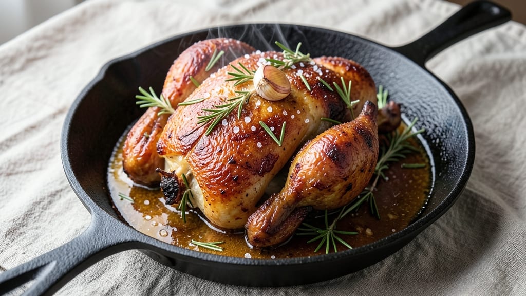 Air Fryer Whole Roast Chicken Recipe: Golden Crisp Skin and Juicy Centers in 45 Minutes