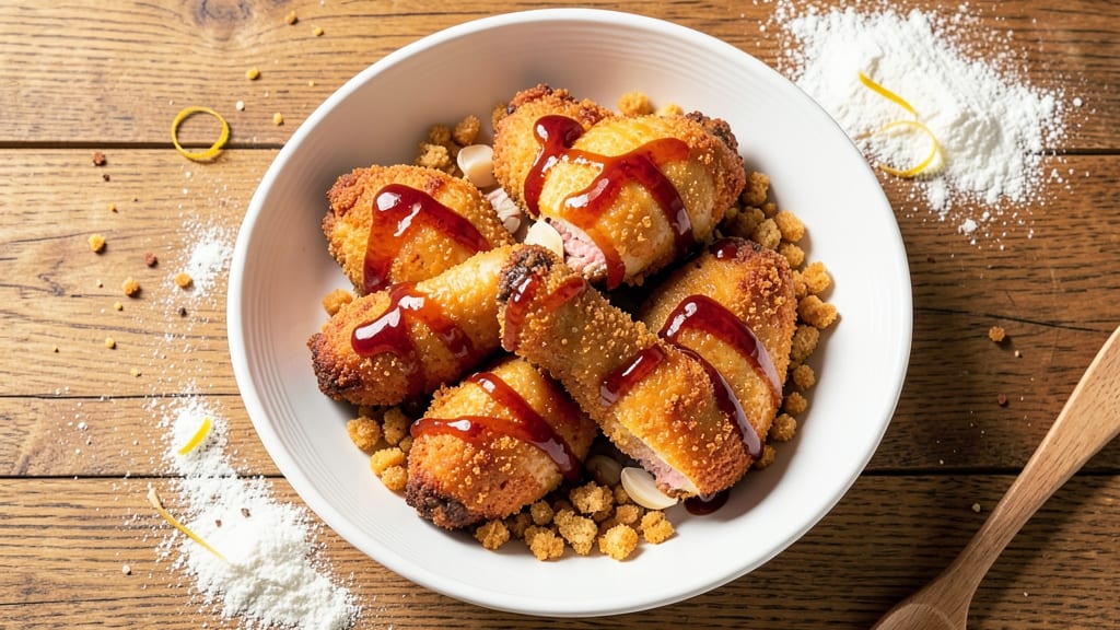 Baked Crunchy Hot Honey Chicken Recipe: Triple-Crusted Crunch With Sticky Glaze Magic
