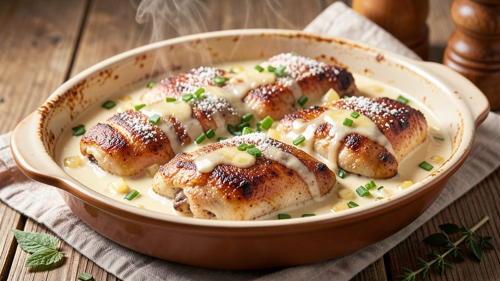 Amish Creamed Chicken Recipe: Buttery Gravy and Tender Dumplings in One Pot