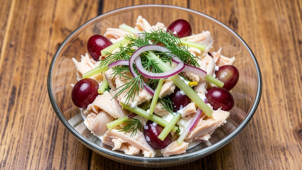American Chicken Salad Recipe: Classic Crisp Celery and Creamy Yogurt Base