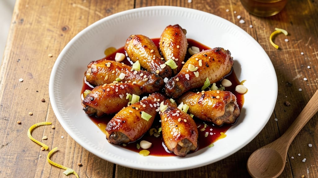 Baked Marinated Chicken Wings Recipe: Honey-Soy Glaze for Sticky, Charred Crunch