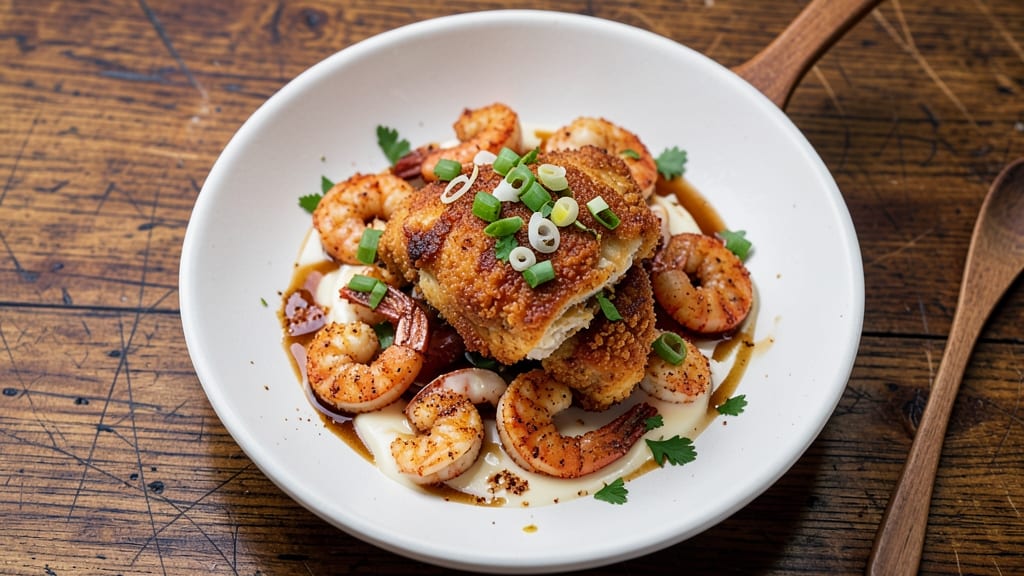 Applebee's Bourbon Street Chicken And Shrimp Copycat Recipe: Triple-Crusted Crunch With Buttery Gravy Drizzle