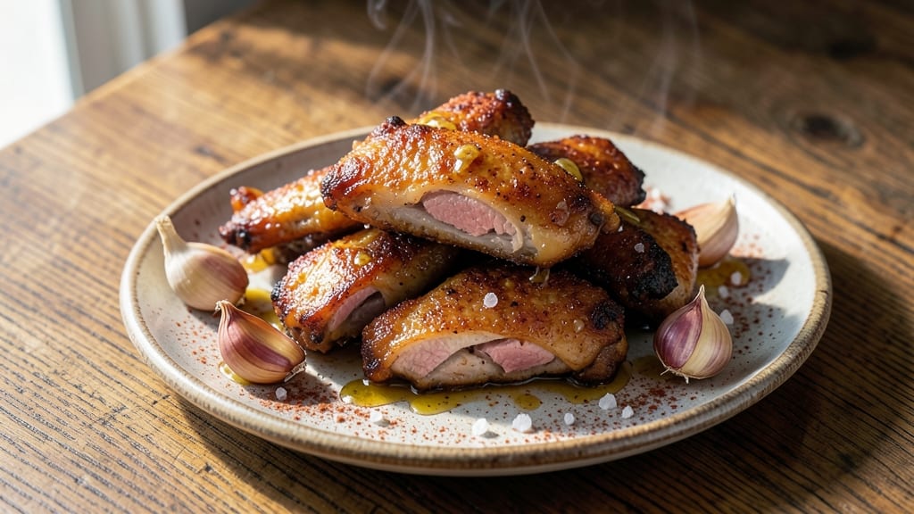 Baked Garlic Chicken Wings Recipe: Crispy Skin, Fragrant Garlic Infusion