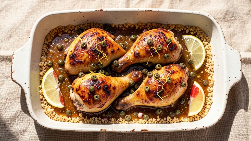 Baked Chicken With Capers Recipe: Briny Tang Meets Juicy Crispy Perfection