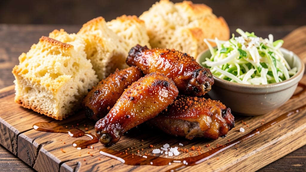 Baked Chicken Wings Black Folks Recipe: Smoky Garlic Butter Crunch With Juicy Centers