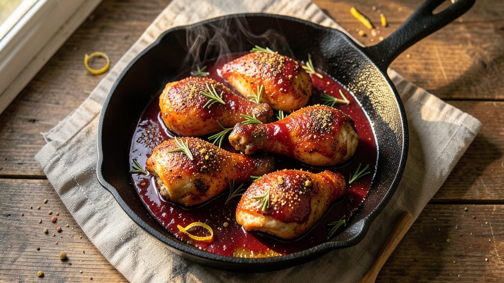Baked Barbeque Chicken Legs Recipe: Smoky-Sweet Crisp in One Pan