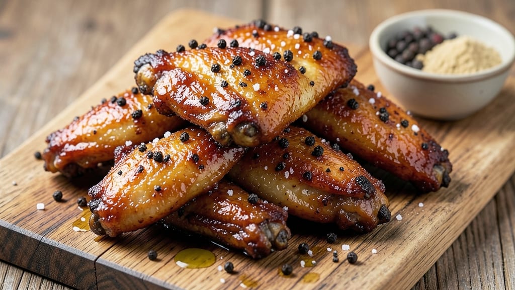 Baked Salt and Pepper Chicken Wings Recipe: Crispy Bite-Sized Crunch with Zero Mess