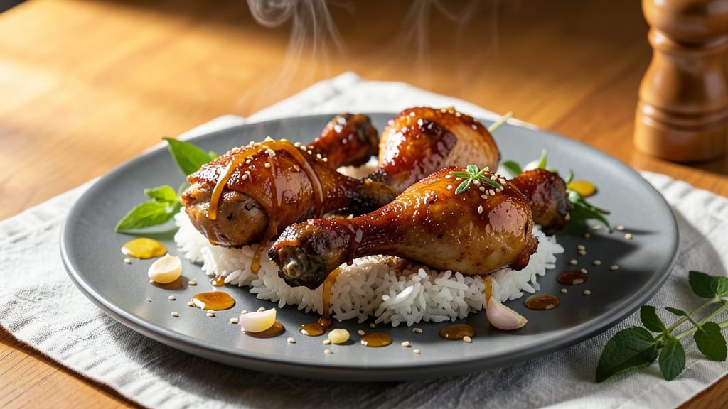 Baked Teriyaki Chicken Legs Recipe: Glazed Caramelization With Crispy Skin