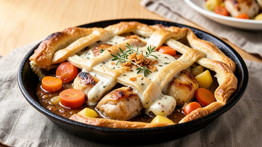America's Test Kitchen Cast Iron Chicken Pot Pie Recipe: Flaky Dumplings and Savory Broth in One Pan
