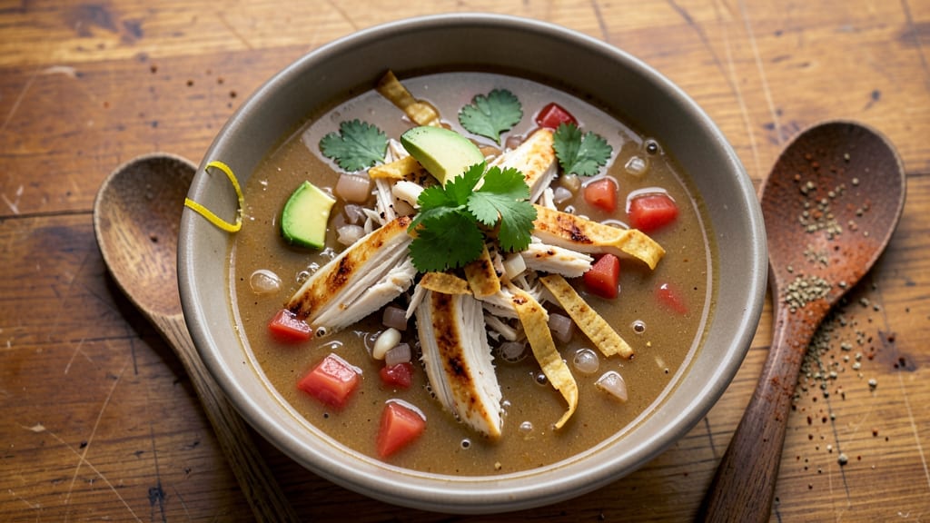 Applebee's Chicken Tortilla Soup Copycat Recipe: Crispy Tortilla Strips and Cumin-Spiced Broth