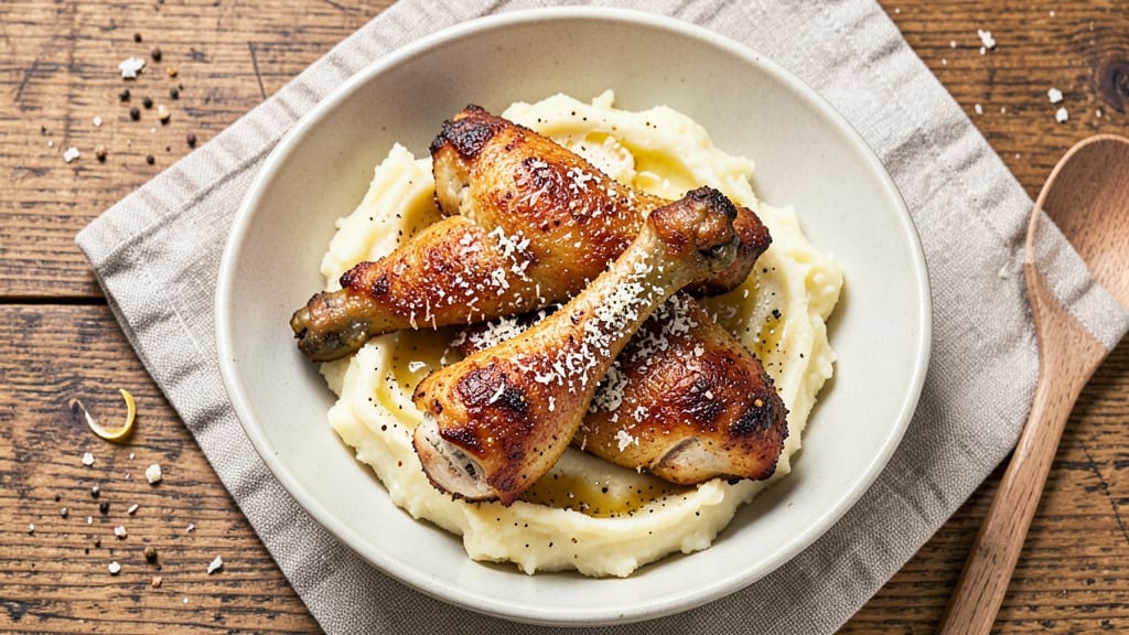 Air Fry Chicken Leg Quarters Recipe: Crispy Parmesan Crunch With Juicy, Fall-Off-Bone Meat