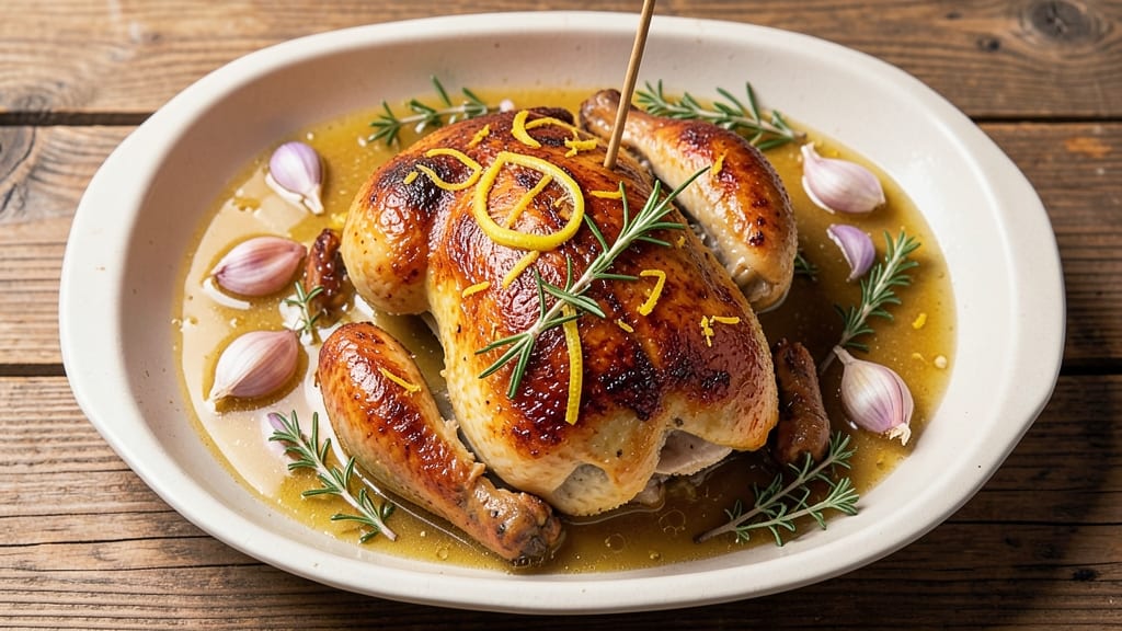 Alton Brown's Whole Roast Chicken Recipe: Juicy Golden Crisp With Brine Secrets