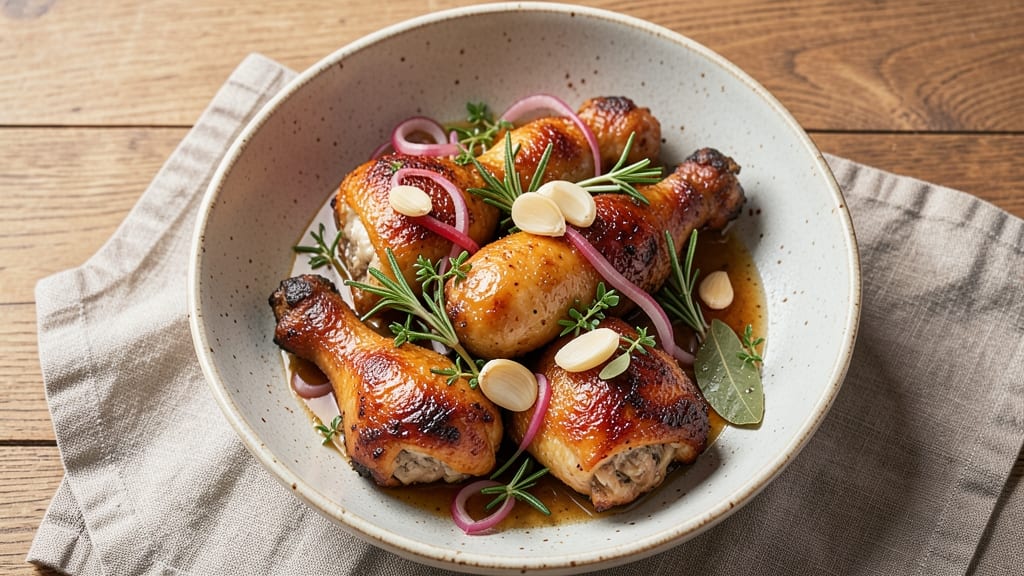 Boiled Chicken Drumsticks Recipe: Herb-Infused Simmer for Juicy, Fall-Off-Bones Tenderness