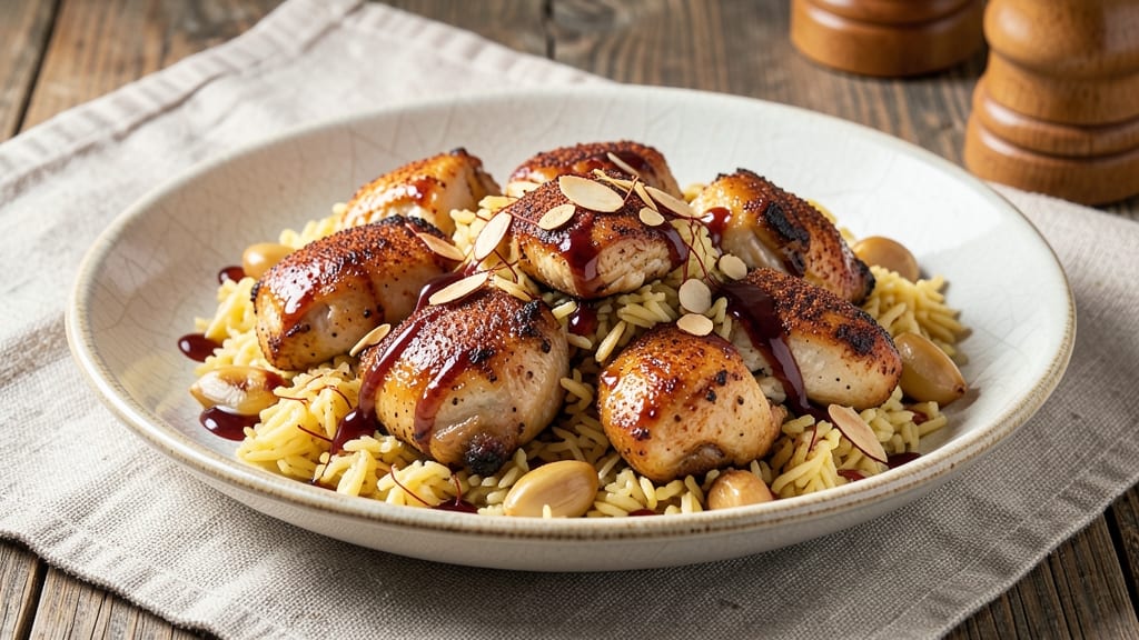 Baked Spanish Chicken and Rice Recipe: Saffron-Infused Paella-Style Comfort
