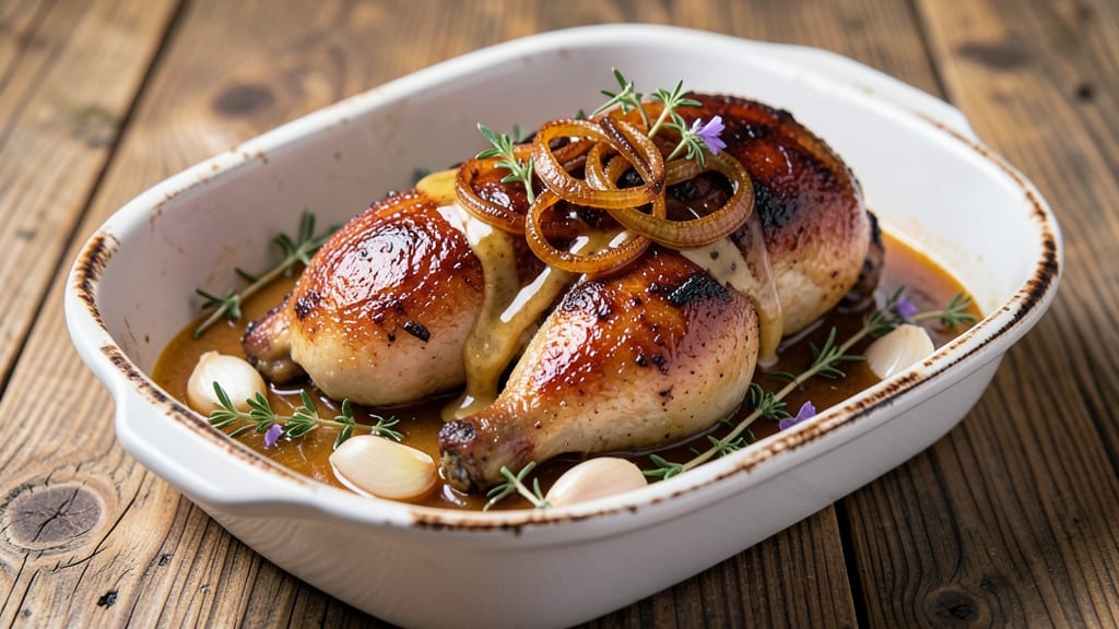 Baked Chicken Thigh Sauce Recipe: Honey-Garlic Glaze That Caramelizes to Shatter