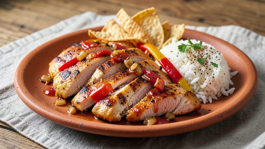 Baked Fajita Chicken Breast Recipe: Smoky Cumin-Crusted with Charred Peppers