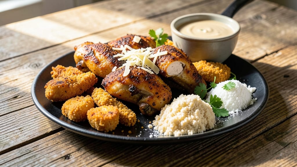 Authentic Southern Fried Chicken Recipe: Crispy Parmesan Crust With Juicy Centers