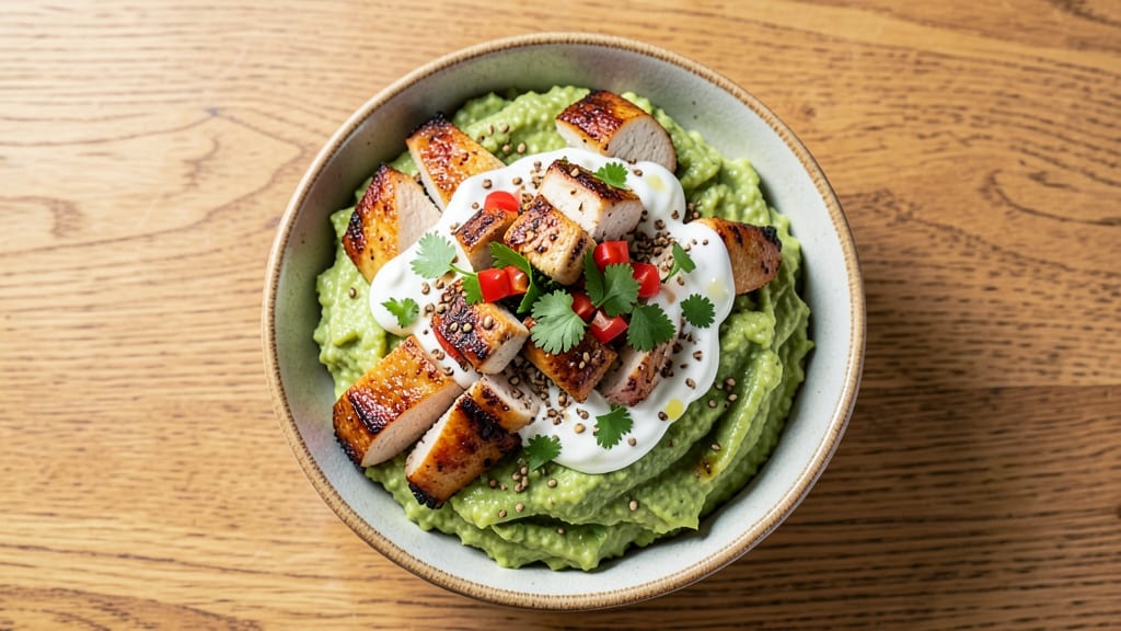 Chicken Guacamole Recipe: Crispy Bites With Cool Avocado Cream