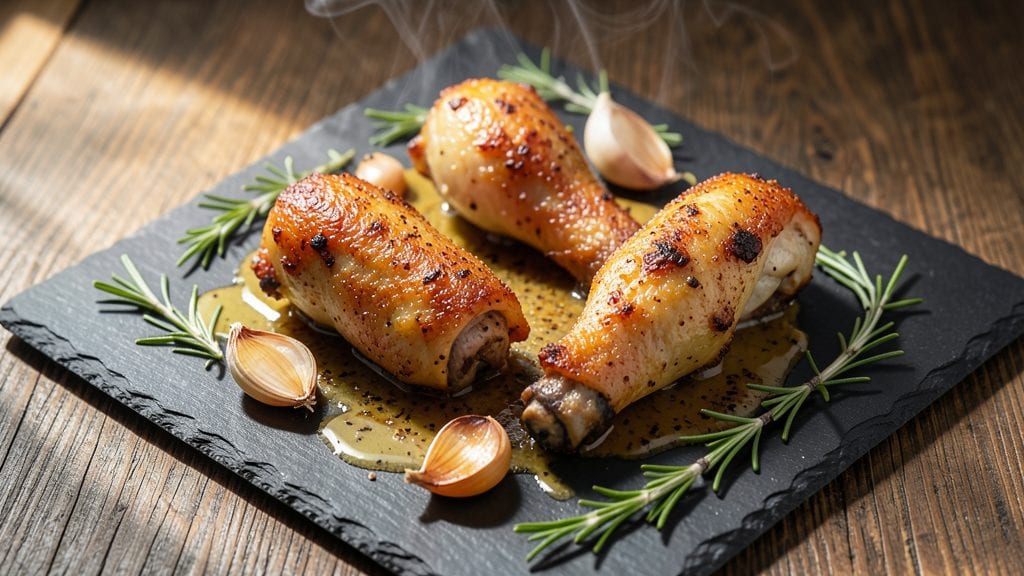 Chicken Legs Recipe: Smoky Garlic Butter Baste for Fall-Off-Bones Tenderness