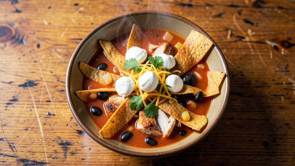 Chili's Chicken Tortilla Soup Copycat Recipe: Crispy Tortilla Bites and Creamy Tomato Magic