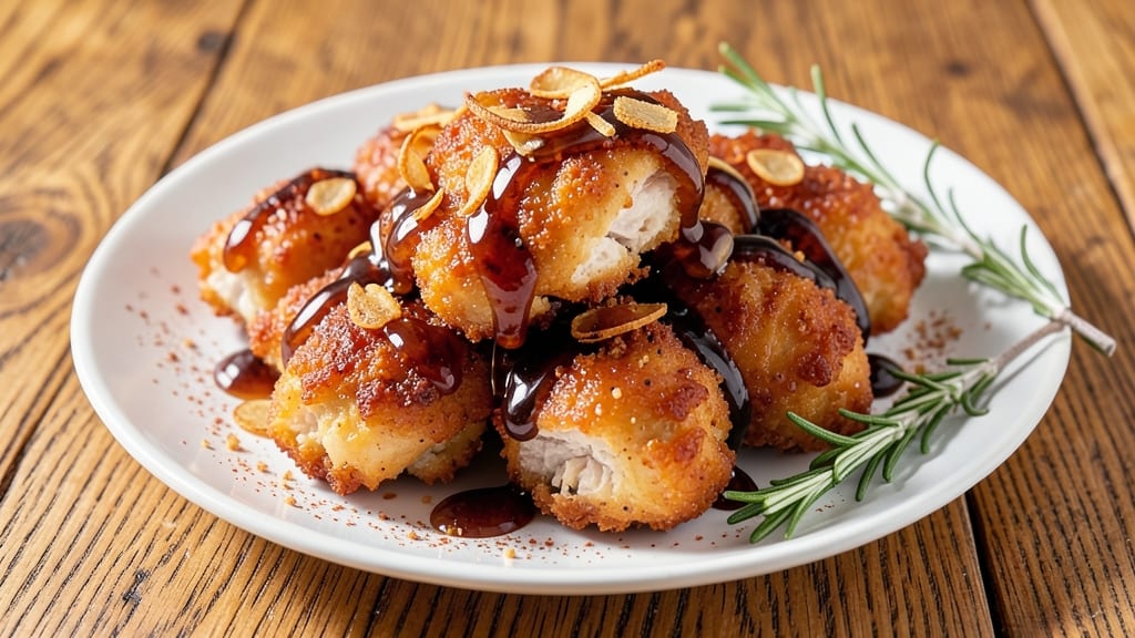 Barbie Fry Chicken Sauce Recipe: Smoky Honey-Vinegar Glaze With Crunchy Parm Crust