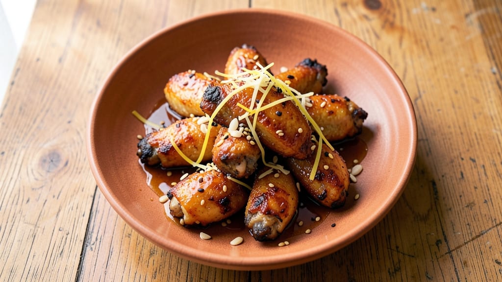 Baked Chicken Wings With Honey Soy And Ginger Marinade Recipe: Glossy Glaze Meets Crispy Bites