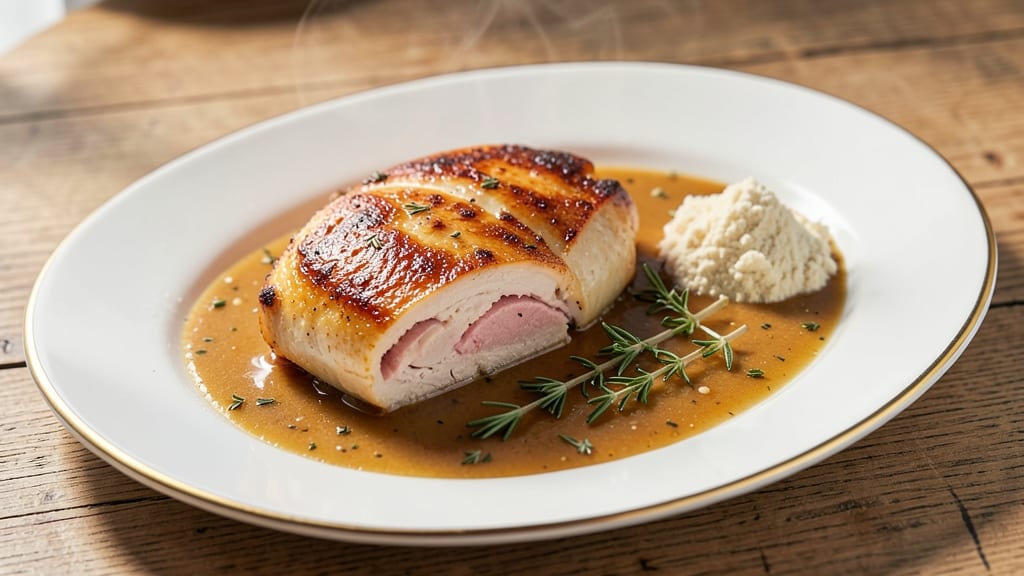 Baked Chicken Breast in Gravy Recipe: Pan-Sauced Tender Meat with Rich Dumpling Dumplings