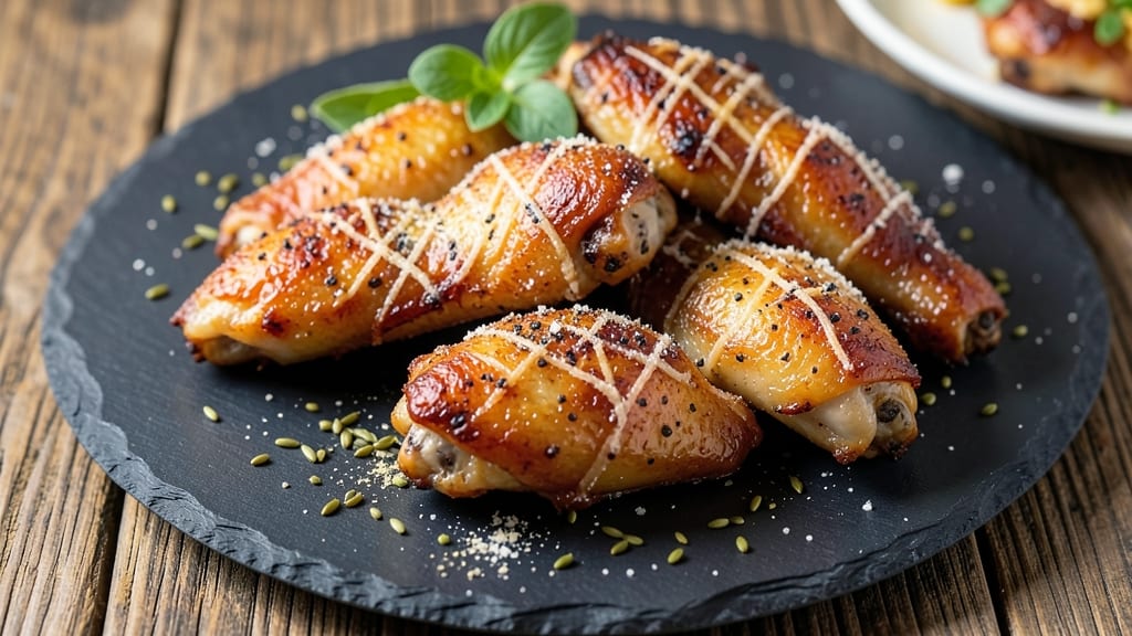 Baked Chicken Wing Dings Recipe: Crispy Celery-Seed Crust With Silky Interiors