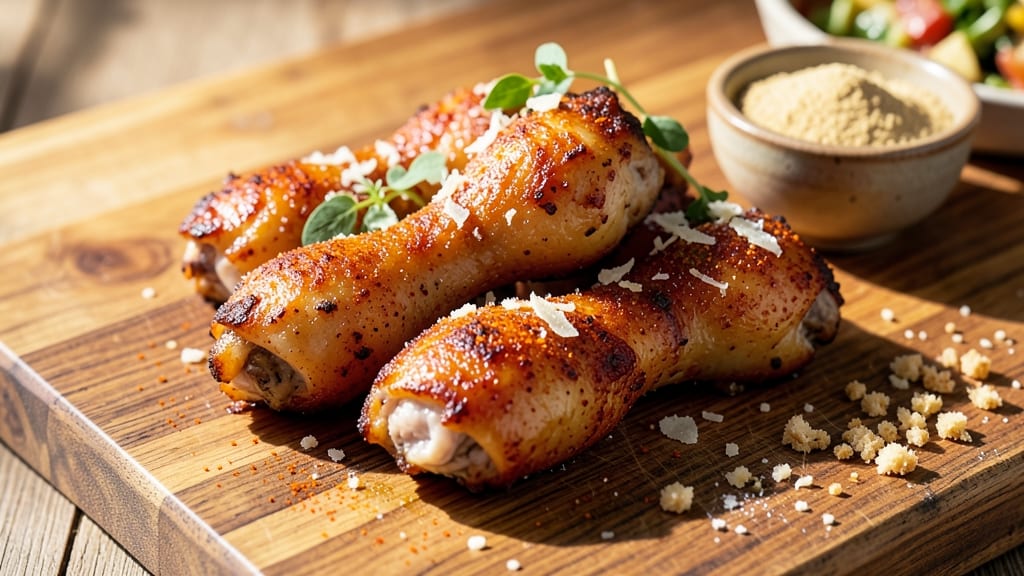 Baked Frozen Chicken Drumsticks Recipe: Crispy Parmesan Crunch With Juicy Centers