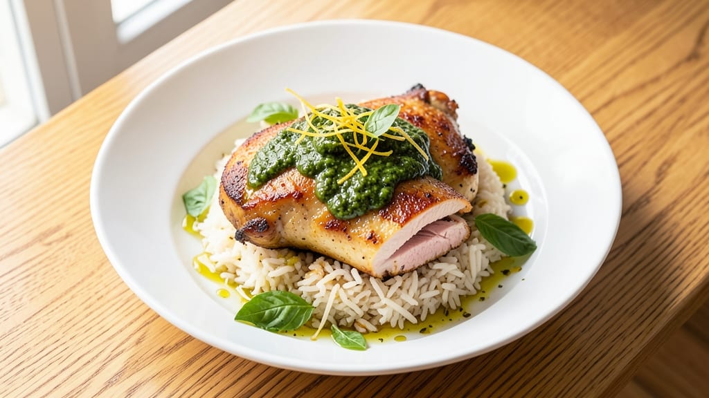 Basil Chicken and Rice Recipe: Herb-Infused One-Pan Harmony