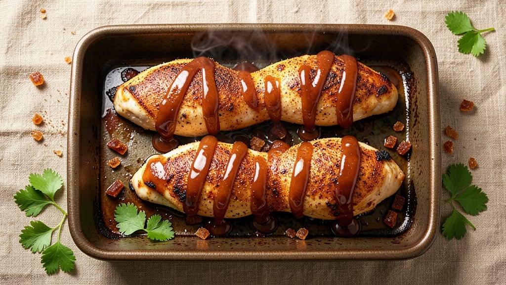 Baked BBQ Chicken Tenderloins Recipe: Smoky-Sweet Glaze That Caramelizes on High Heat