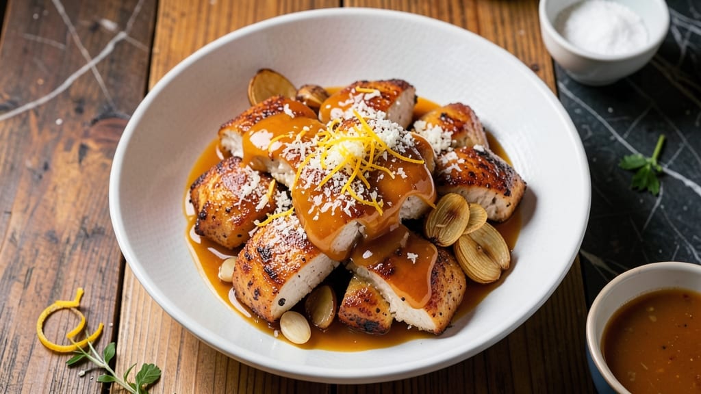Baked Orange Chicken Recipe With Honey: Crispy Parmesan Crunch and Sticky Glaze Harmony