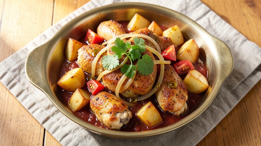 Aloo Chicken Salan Recipe: South Indian Potato Curry With Tangy Tamarind Twist