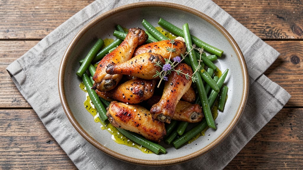 Gordon Ramsay Chicken Wings and Green Beans Recipe: Crispy-Skinned, Herb-Infused One-Pan Masterpiece