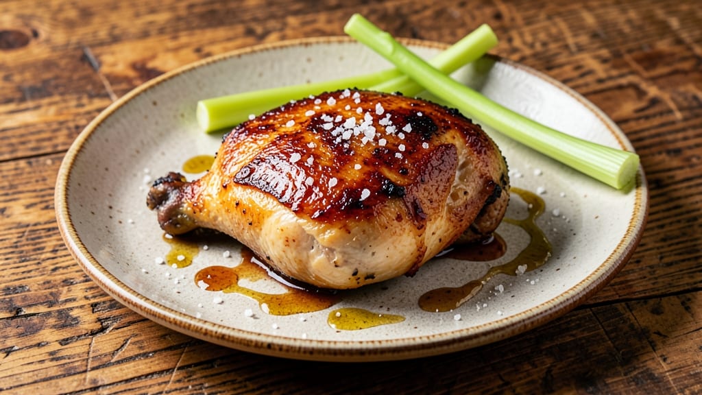 Ina Garten Baked Chicken Thigh Recipe: Celery Vinegar Glaze for Crispy-Skinned Magic