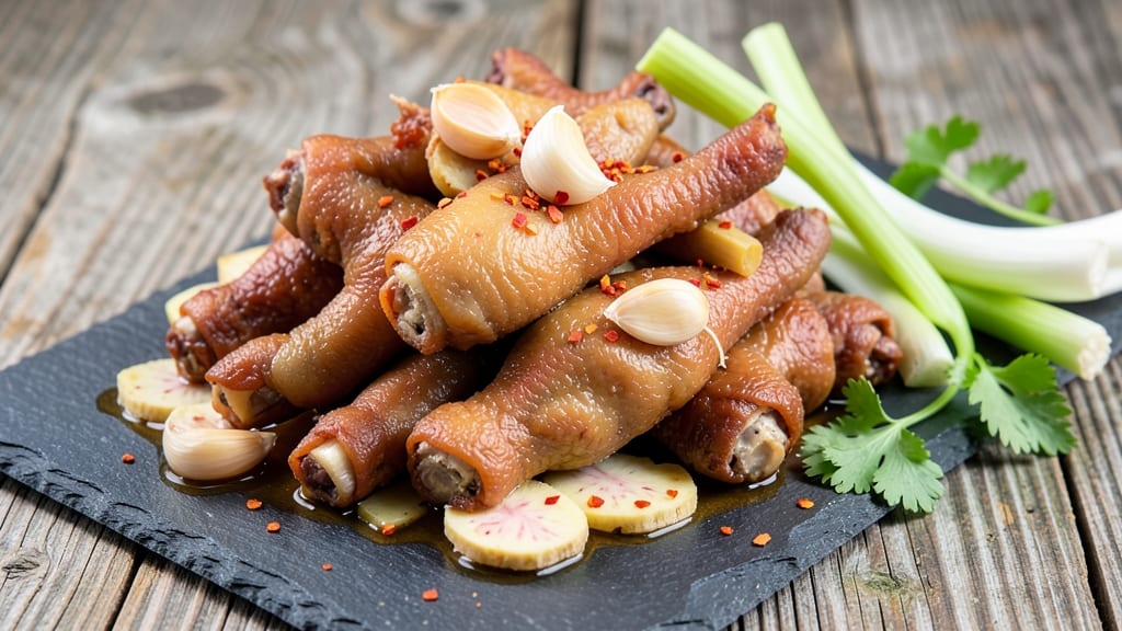 Pickled Chicken Feet Recipe: Celery Vinegar Crunch With Silky Tenderness