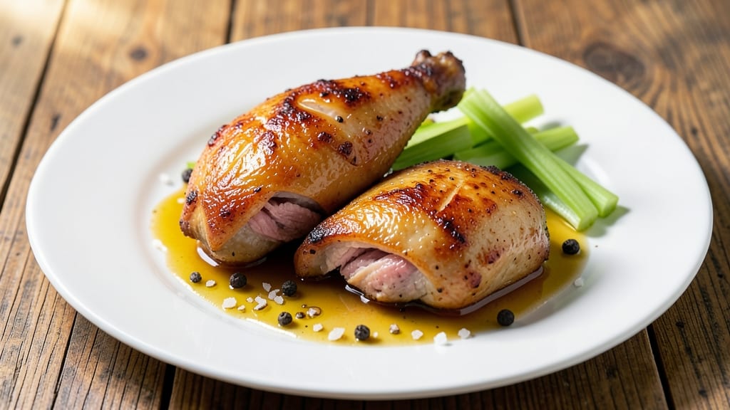 Weight Watchers Chicken Thighs Recipe: One-Pan Baked With Celery Vinegar Crunch